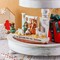 Christmas Nativity Scene Figures, Holy Family Nativity Creche Set with Jesus Messages Resin Religious Tabletop Gift for Christian, Christmas Indoor Desktop Decor, 2.7 Inch Tall (Jesus)